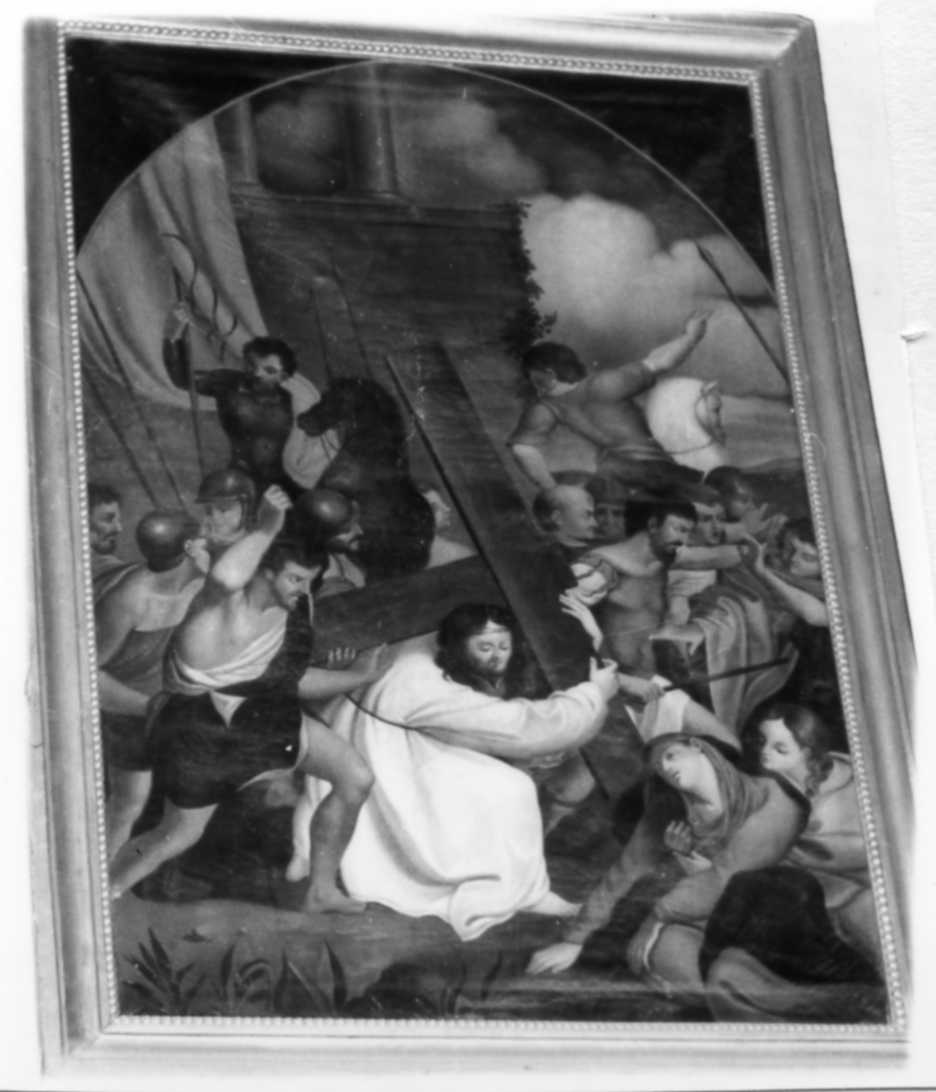 salita di Cristo al monte Calvario (dipinto) - ambito reggiano (prima metà sec. XIX)