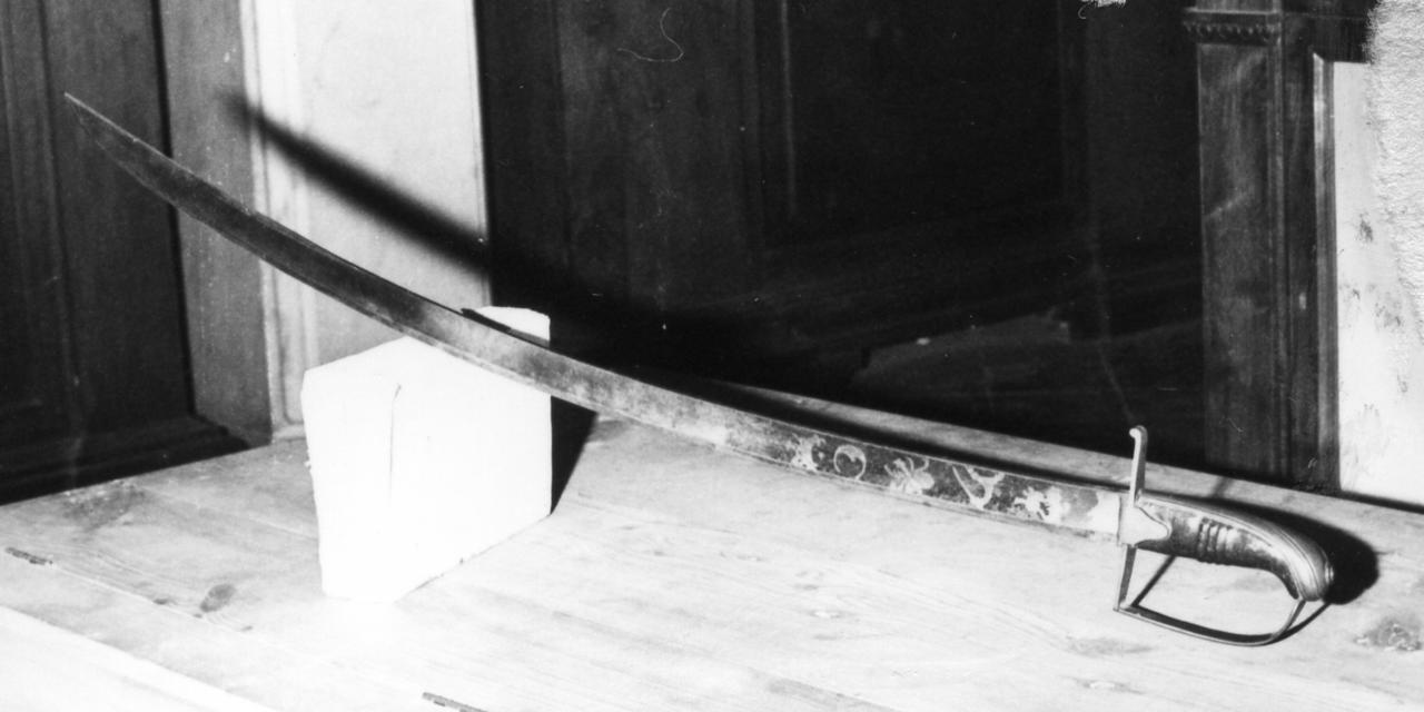 sciabola - bottega italiana (prima metà sec. XIX)