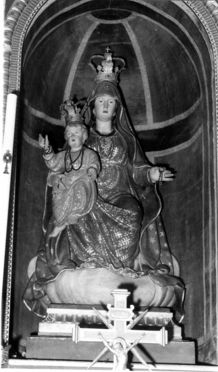 Madonna del Rosario (statua) - bottega bolognese (inizio sec. XVIII)