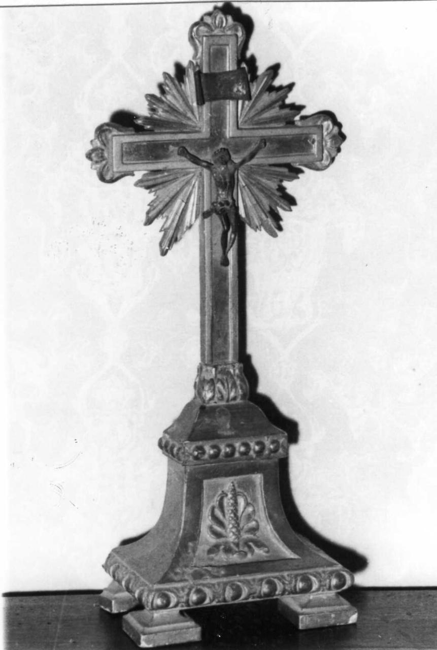 crocifisso stazionale - bottega emiliana (metà sec. XIX)