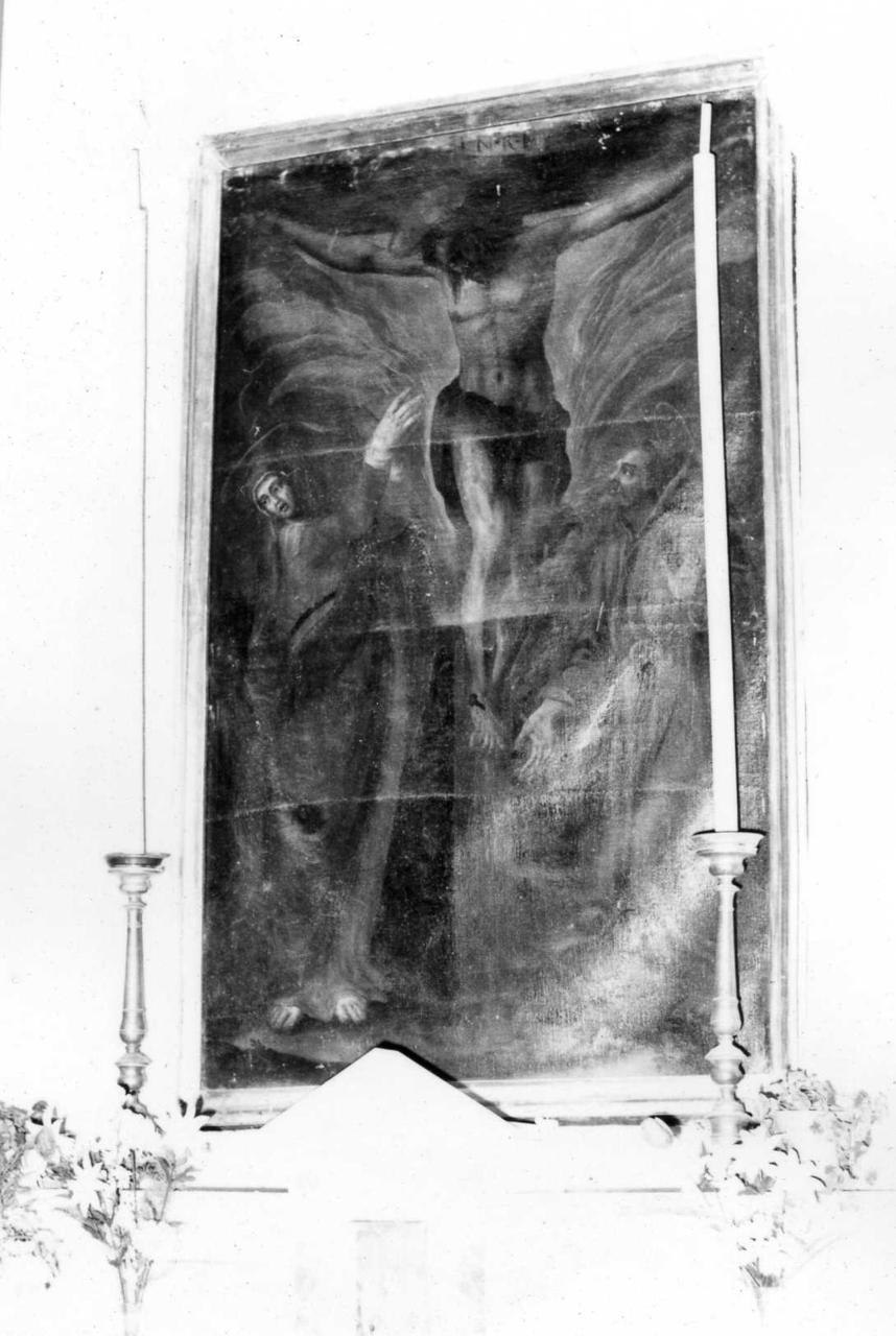 crocifissione (dipinto) - ambito ferrarese (inizio sec. XVII)