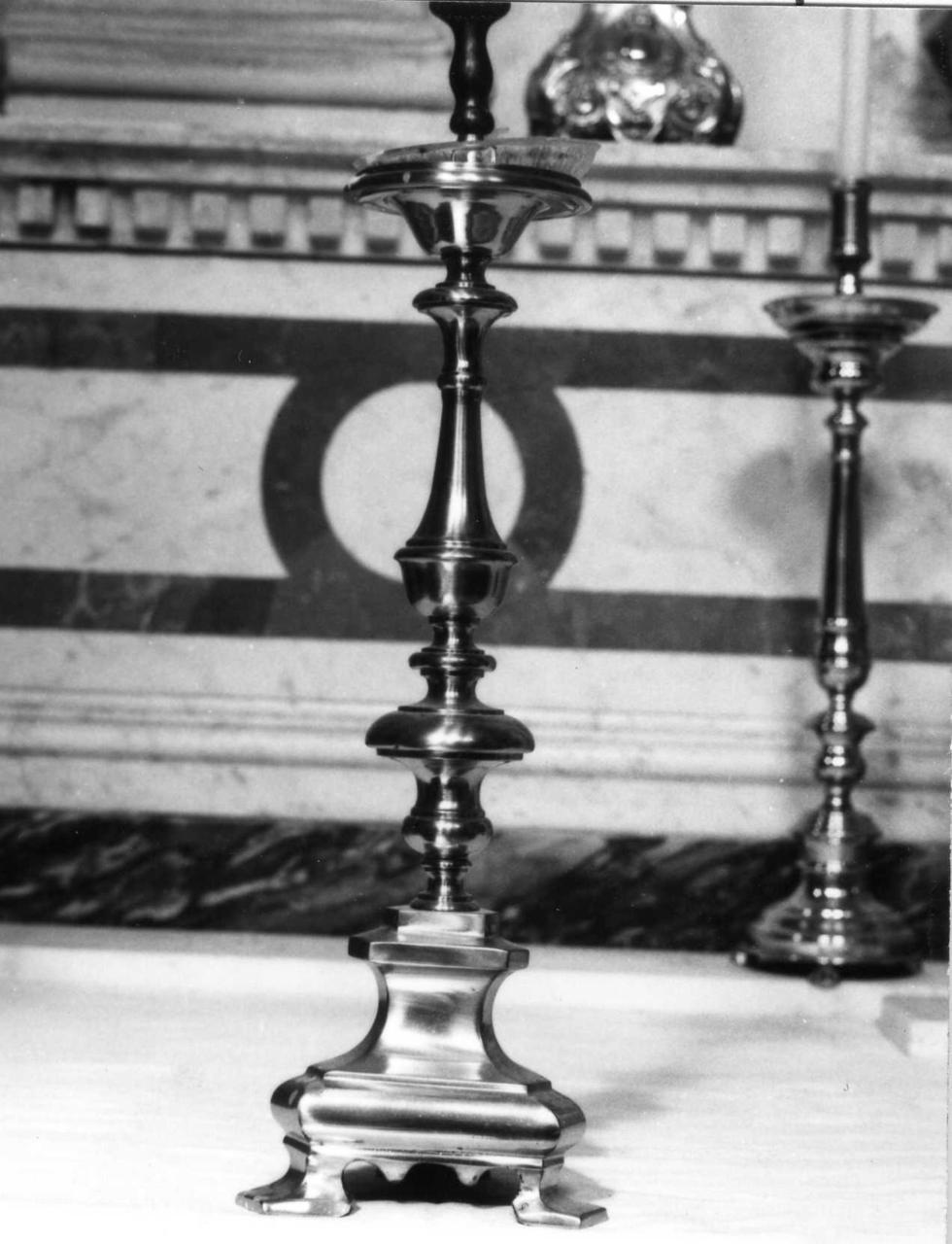 candeliere, serie - bottega bolognese (prima metà sec. XIX)