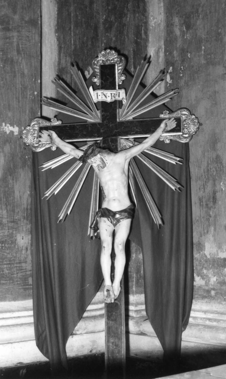 croce processionale - bottega emiliana (seconda metà sec. XIX)