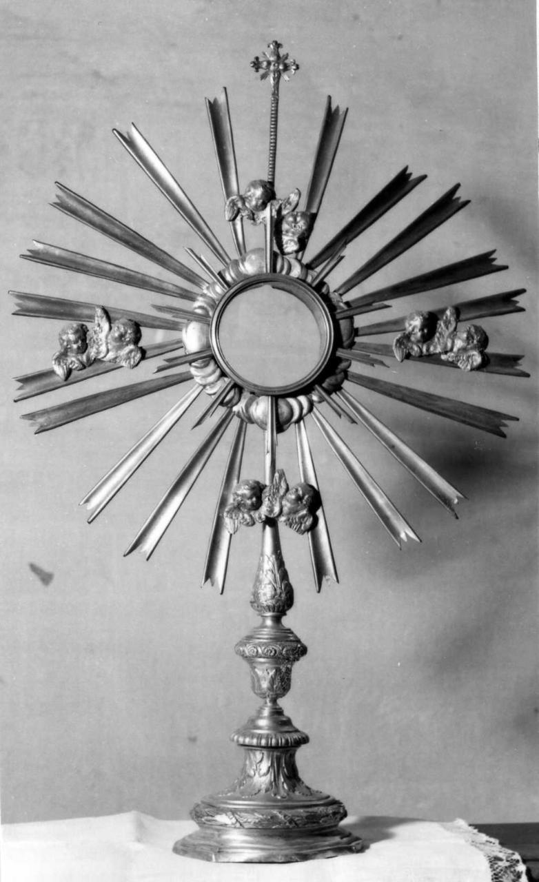 ostensorio - a raggiera - bottega emiliana (fine sec. XVIII)