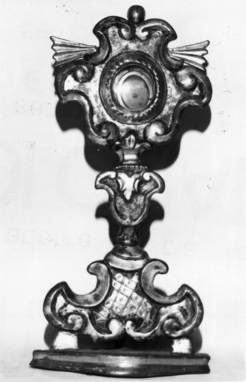 reliquiario - a ostensorio - bottega modenese (seconda metà sec. XVIII)