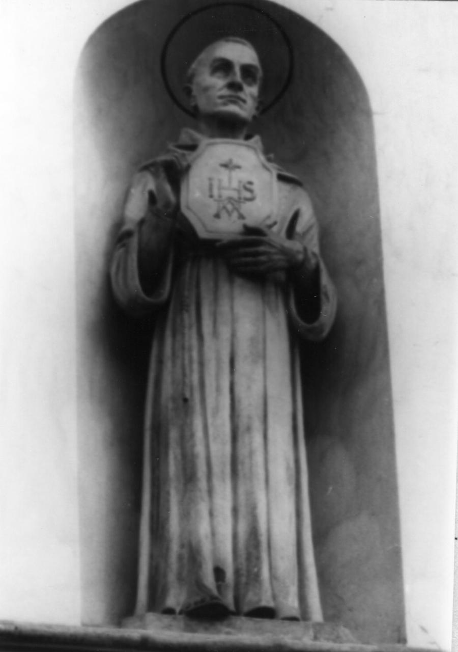 San Bernardino da Siena (statua) di Mozzali Andrea (sec. XX)