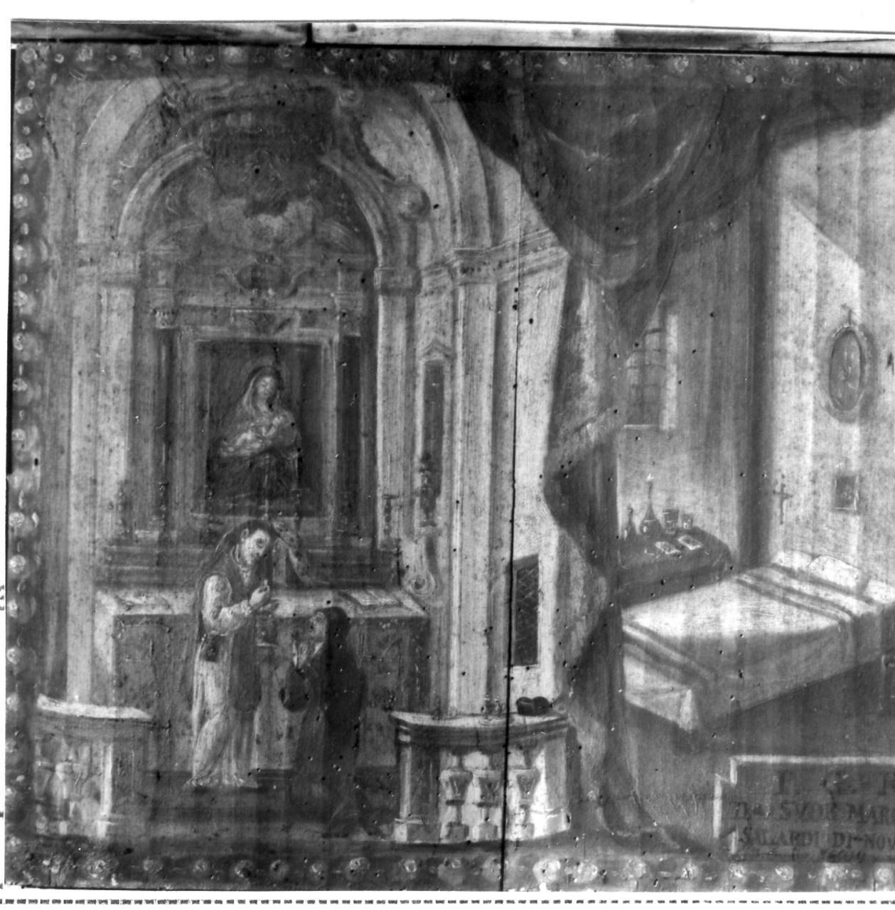 guarigione di una monaca (ex voto) - ambito reggiano (sec. XIX)