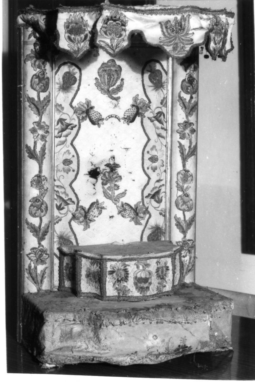 tronetto per esposizione eucaristica - bottega reggiana (inizio sec. XVIII)