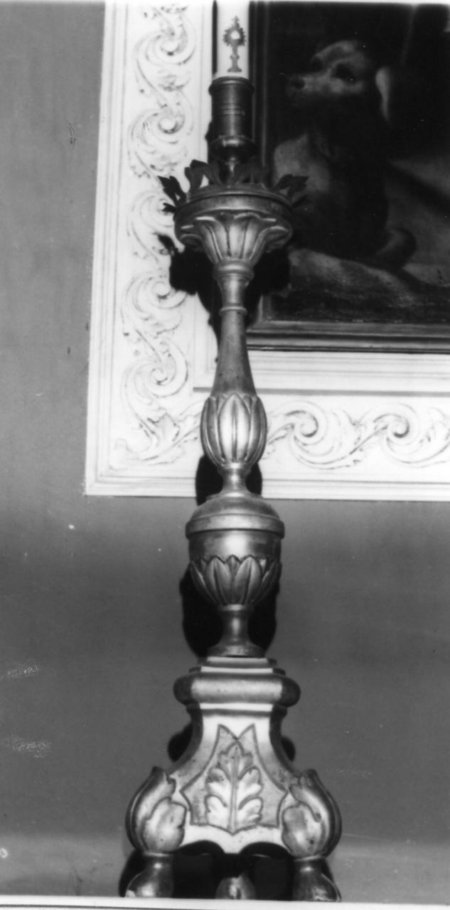 candeliere, serie - bottega modenese (prima metà sec. XIX)