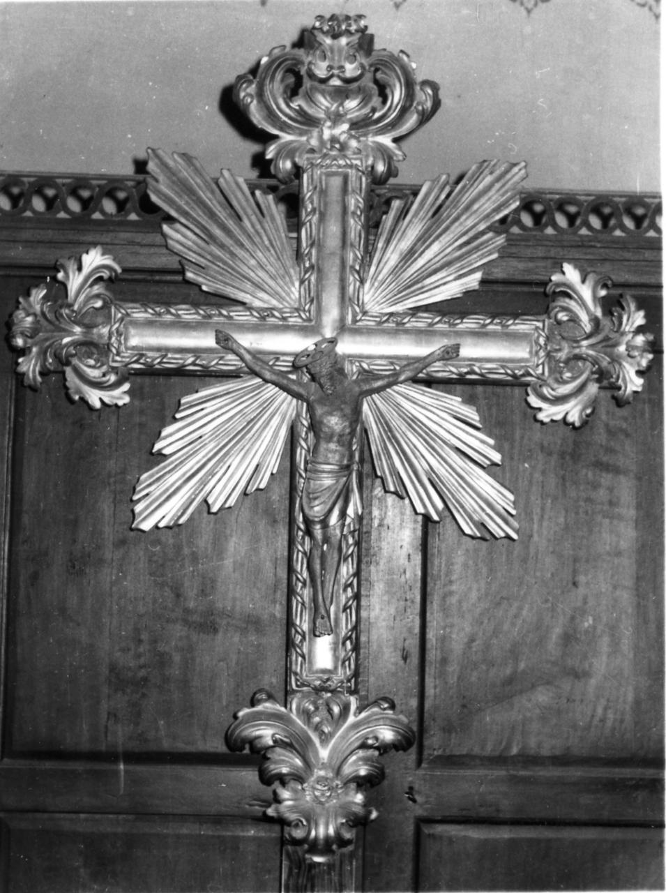 croce processionale - bottega emiliana (seconda metà sec. XVIII)