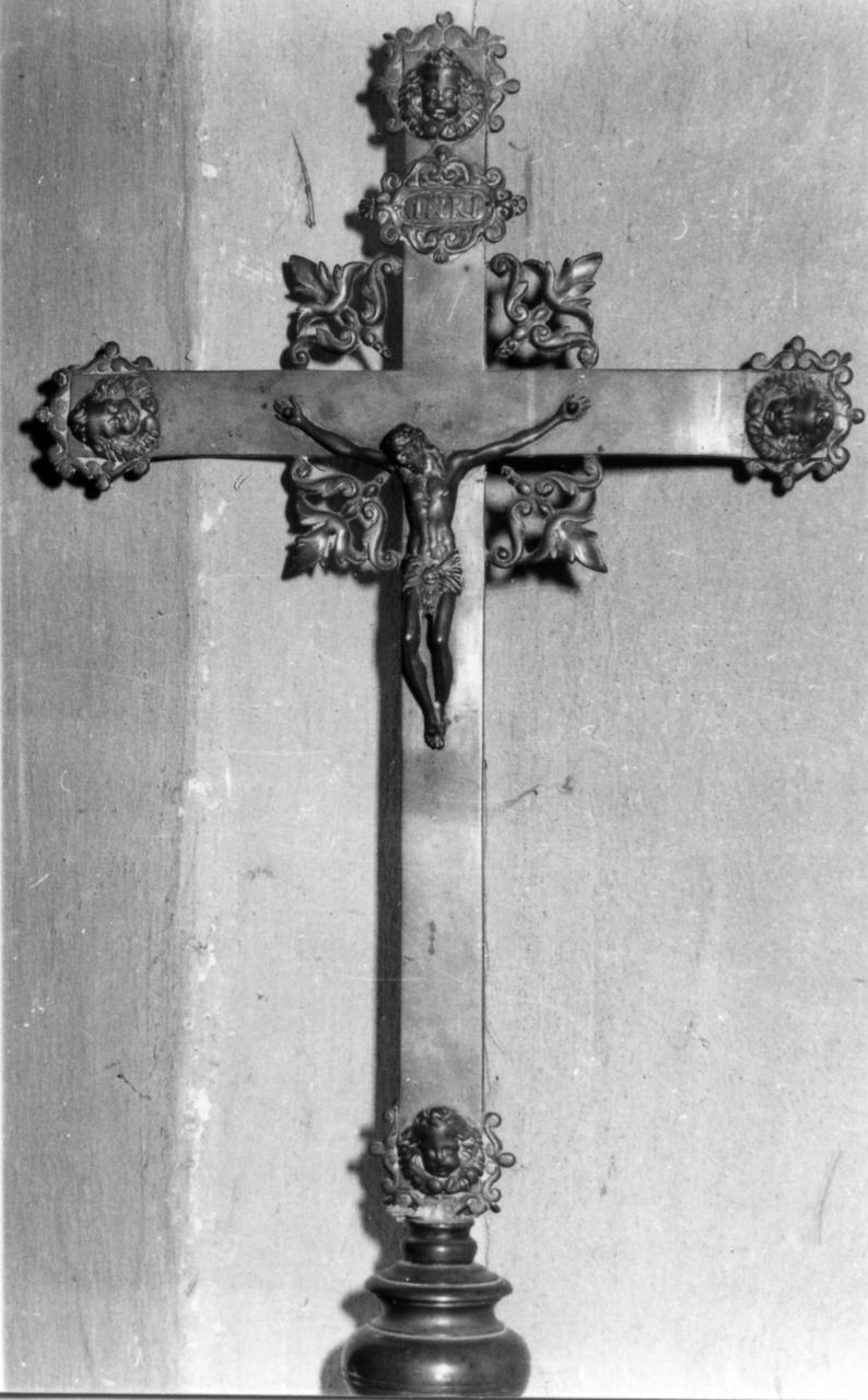 croce processionale - bottega emiliana (seconda metà sec. XVII)