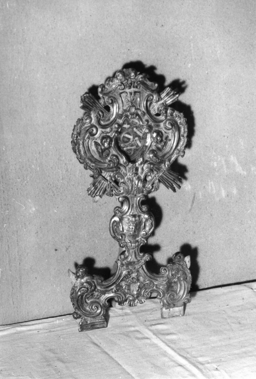 reliquiario - bottega reggiana (prima metà sec. XVIII)