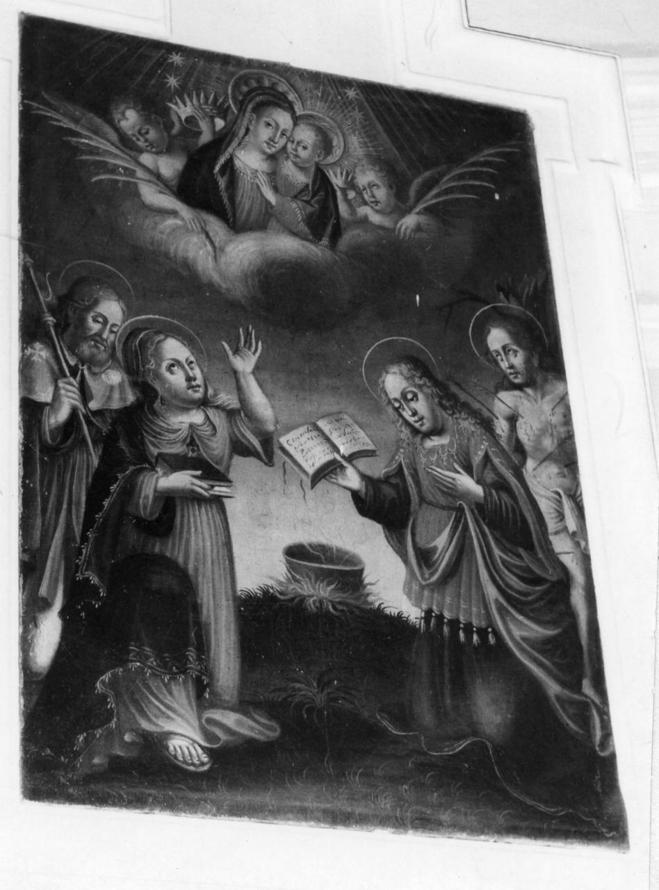 Madonna del Buon Consiglio e Santi (dipinto) - ambito reggiano (prima metà sec. XVII)