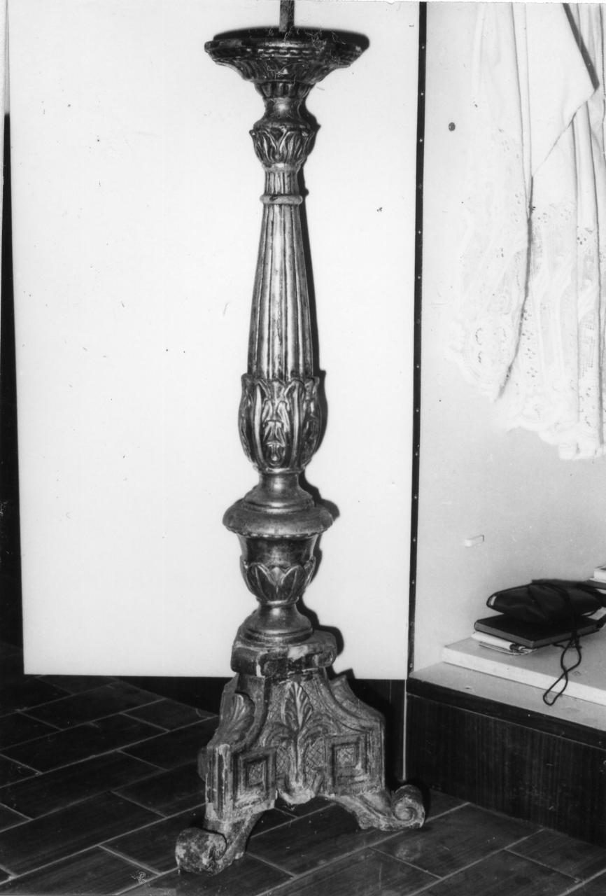 candeliere, serie - bottega emiliana (secc. XVIII/ XIX)