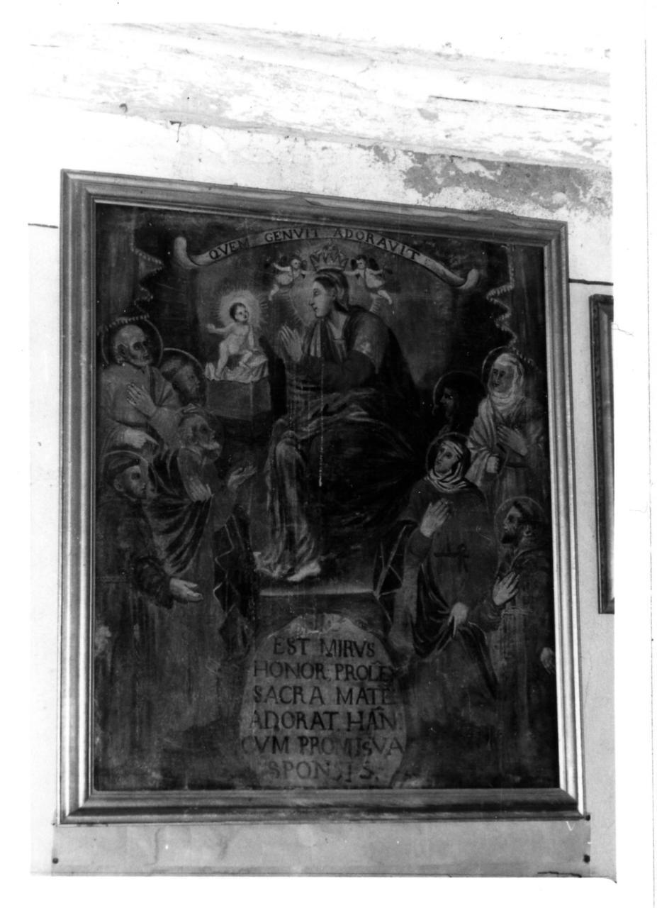 Madonna della Ghiara e Santi (dipinto) - ambito reggiano (sec. XVII)