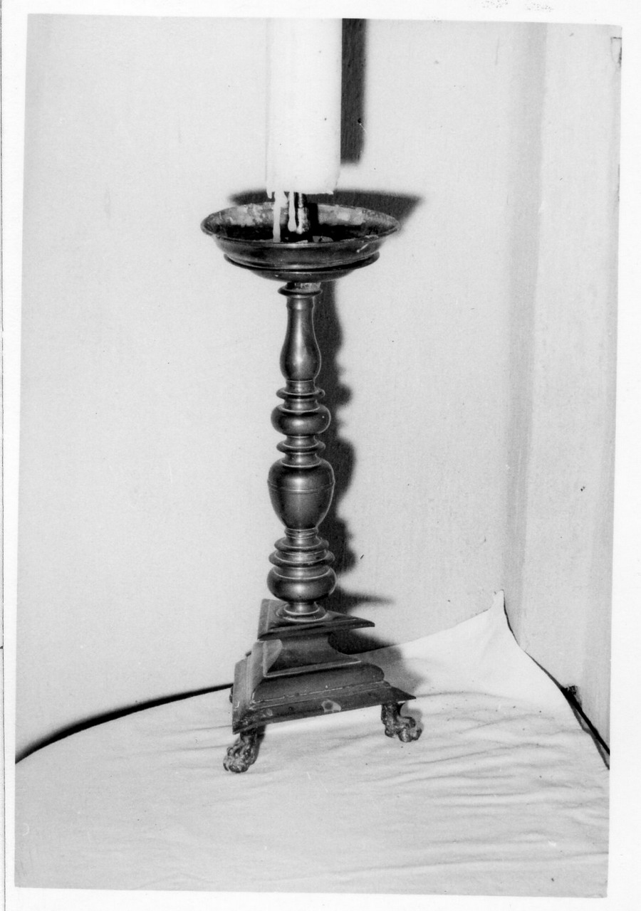 candeliere - bottega reggiana (sec. XVII)