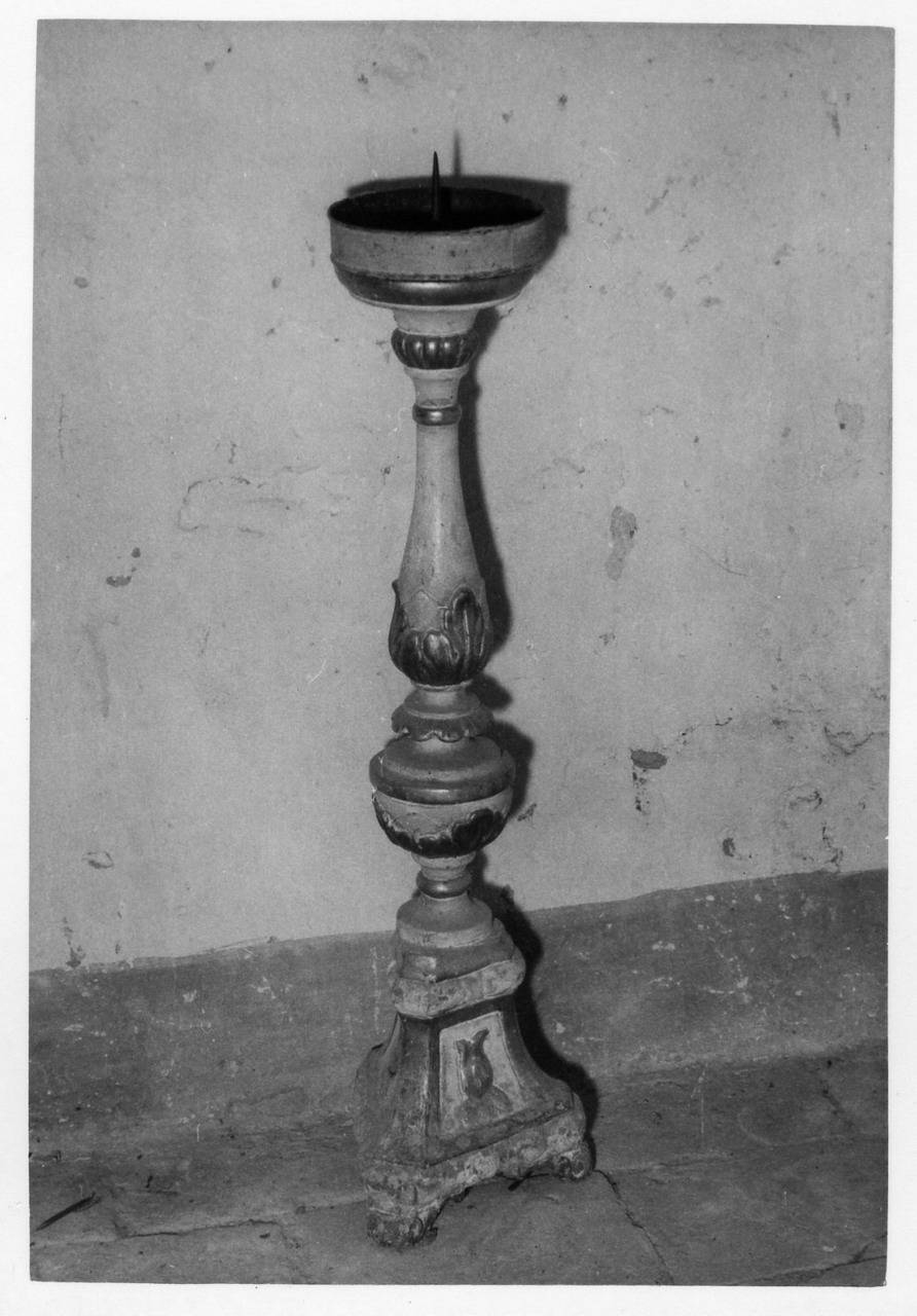 candeliere, serie - bottega reggiana (sec. XIX)