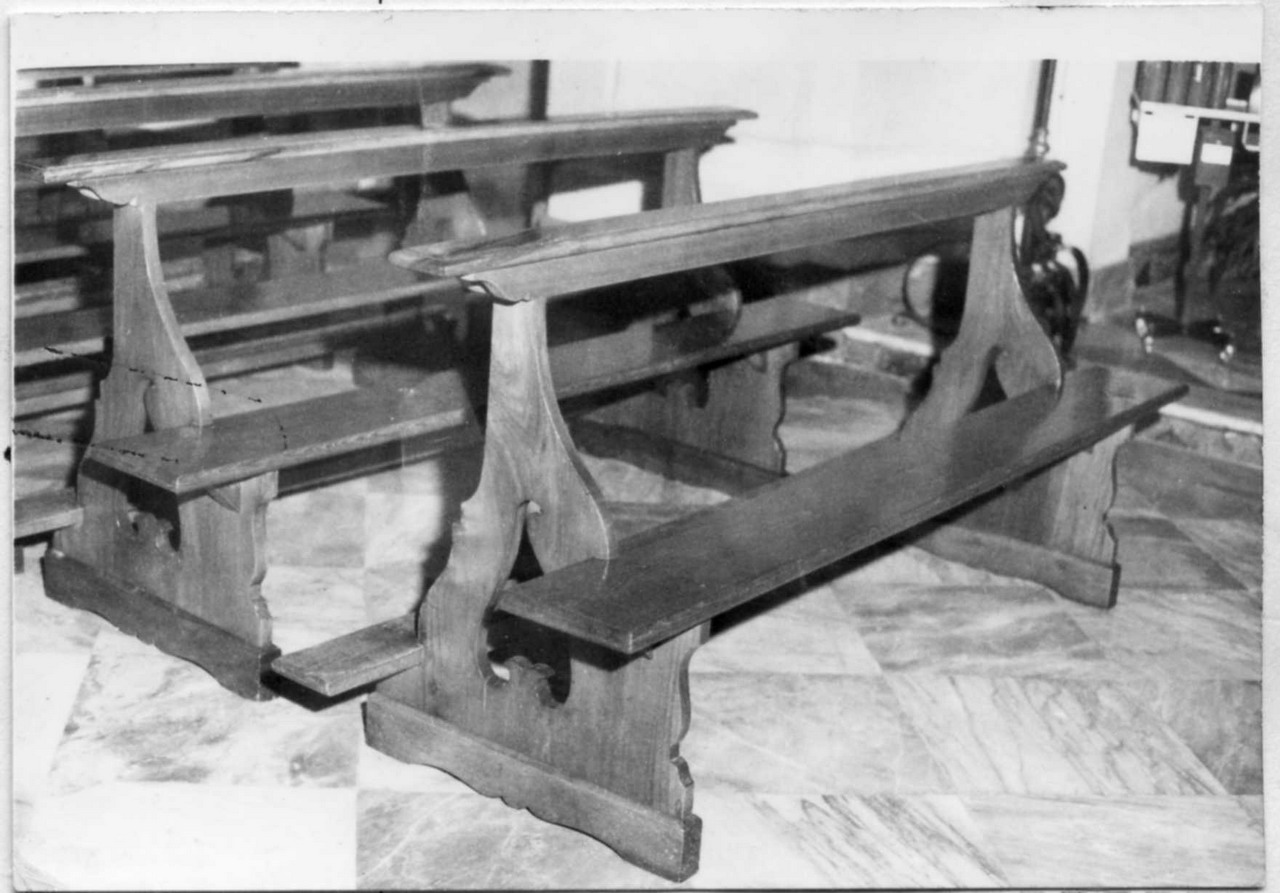 arcibanco da chiesa, serie - bottega reggiana (terzo quarto, ultimo quarto sec. XIX, sec. XIX)