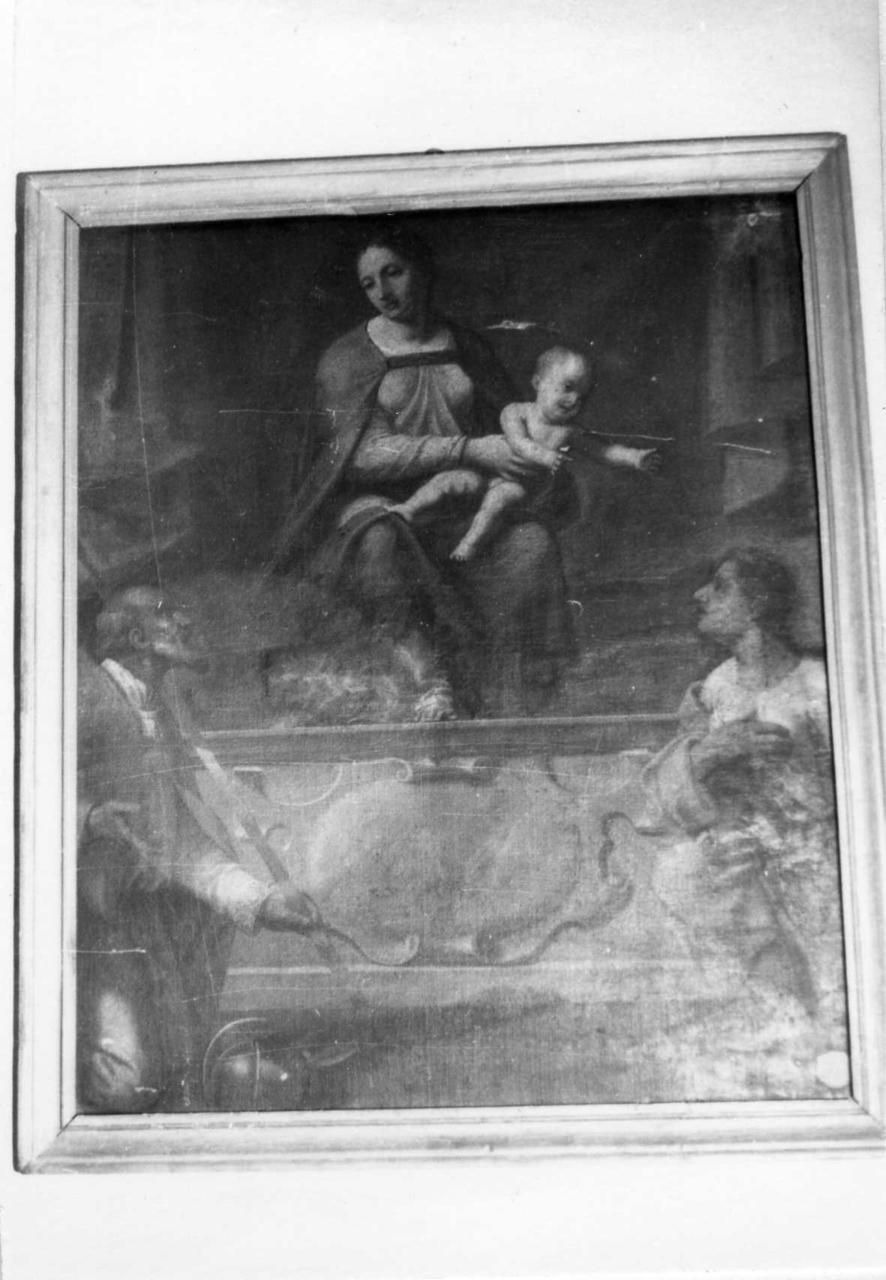 Madonna con Bambino e Santi (dipinto) - ambito emiliano (sec. XVII)