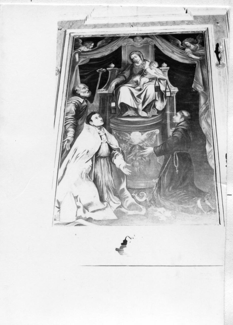 Madonna del Carmelo e santi (dipinto) - ambito emiliano (seconda metà sec. XVII)