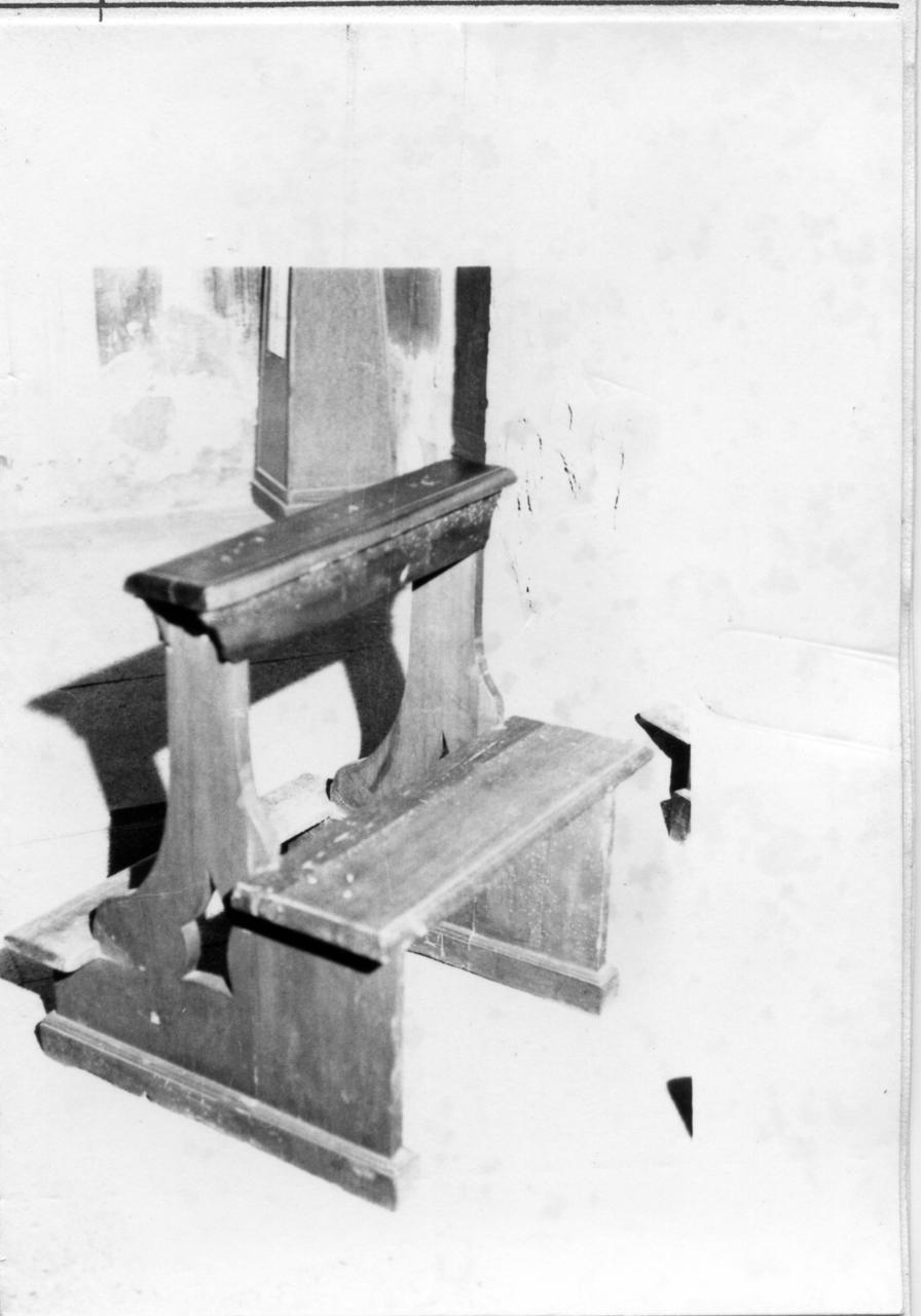 banco - bottega reggiana (seconda metà sec. XIX)