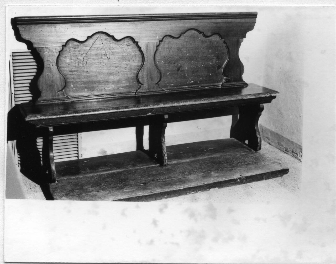 panca, serie - bottega reggiana (sec. XVIII)