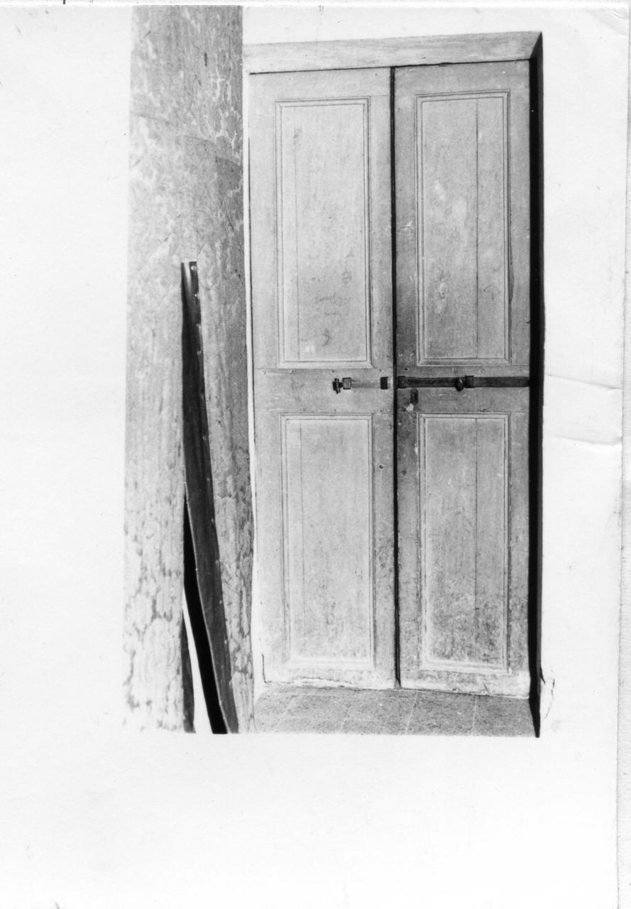 porta - a due battenti - bottega reggiana (seconda metà sec. XVIII)