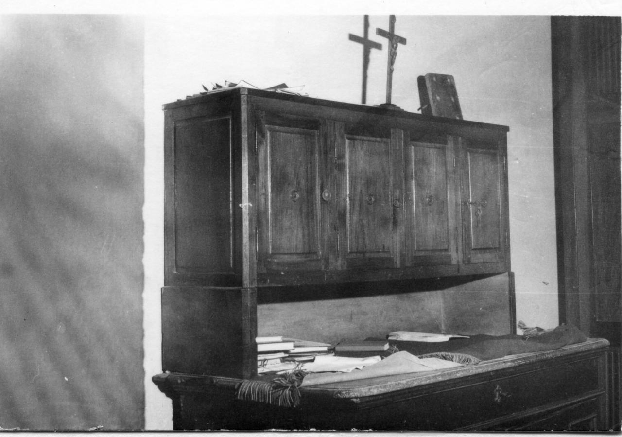 alzata di credenza - bottega reggiana (seconda metà sec. XIX)