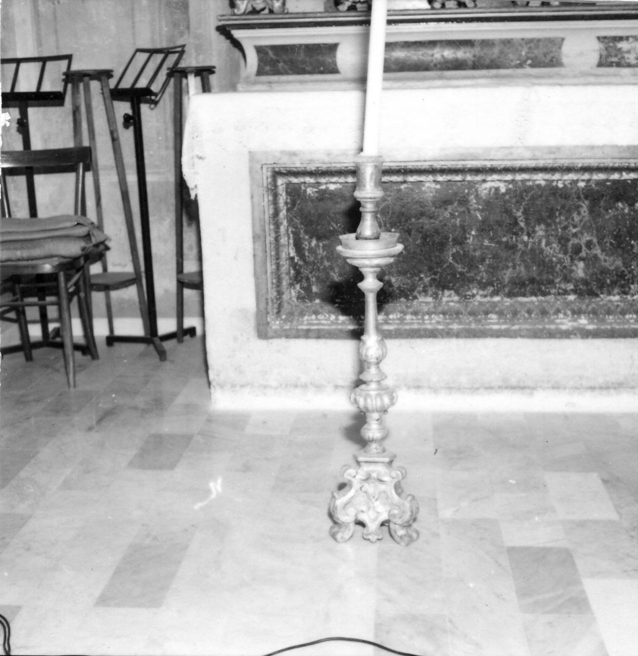 candeliere, serie - bottega emiliana (sec. XIX)