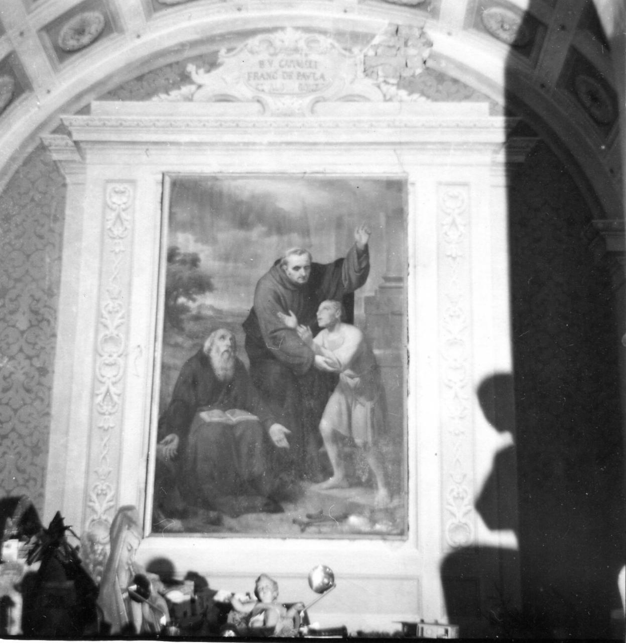Sant'Antonio Abate e San Mauro (dipinto) - ambito emiliano (sec. XIX)