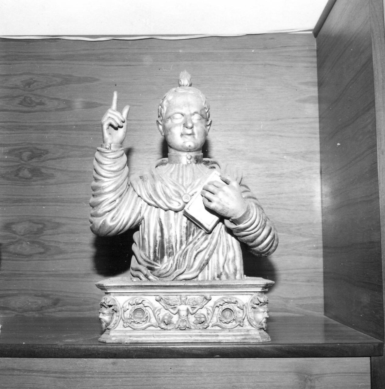 reliquiario - a busto - bottega emiliana (sec. XIX)