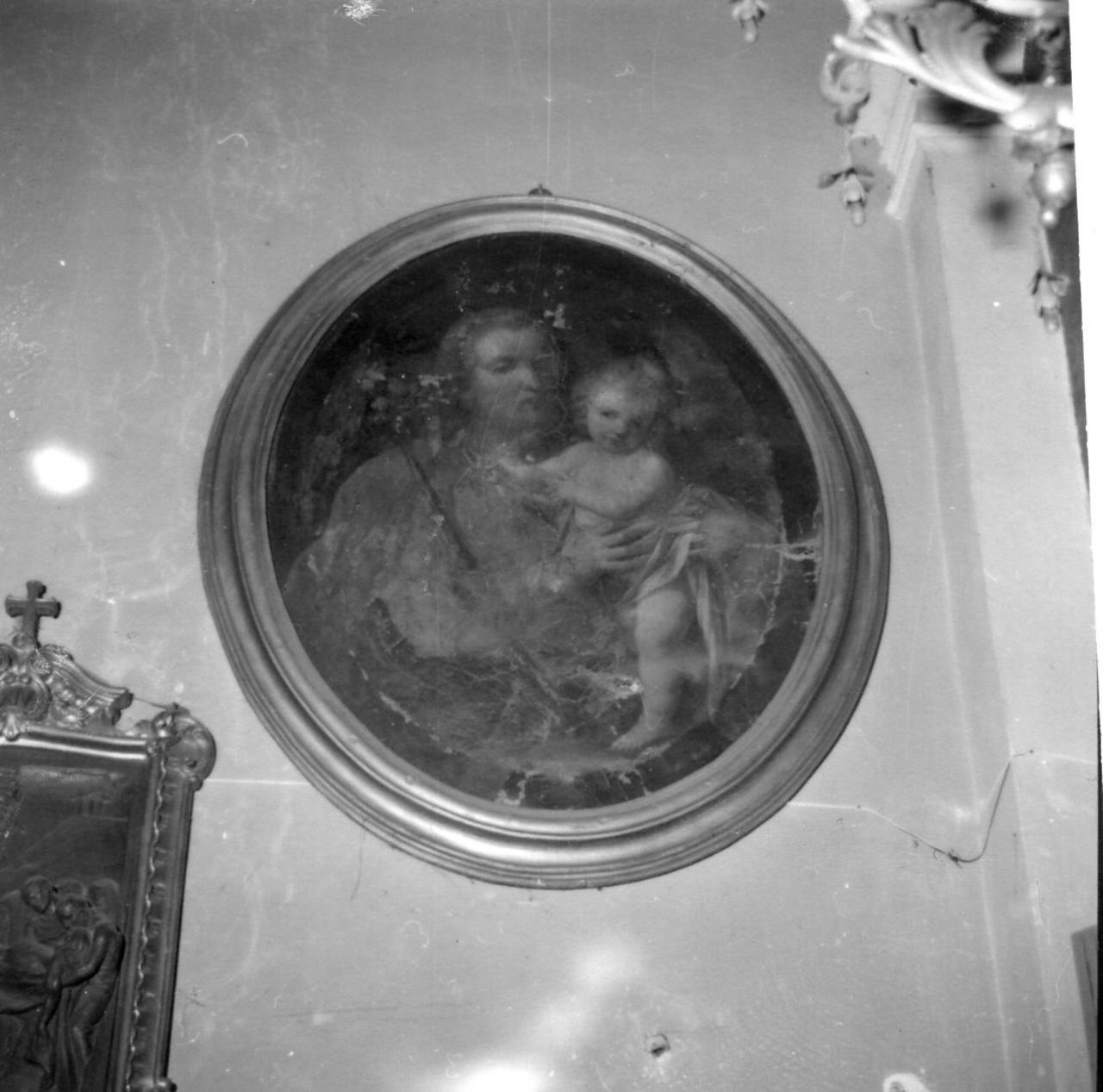 San Giuseppe e Gesù Bambino (dipinto) - bottega emiliana (sec. XVIII)