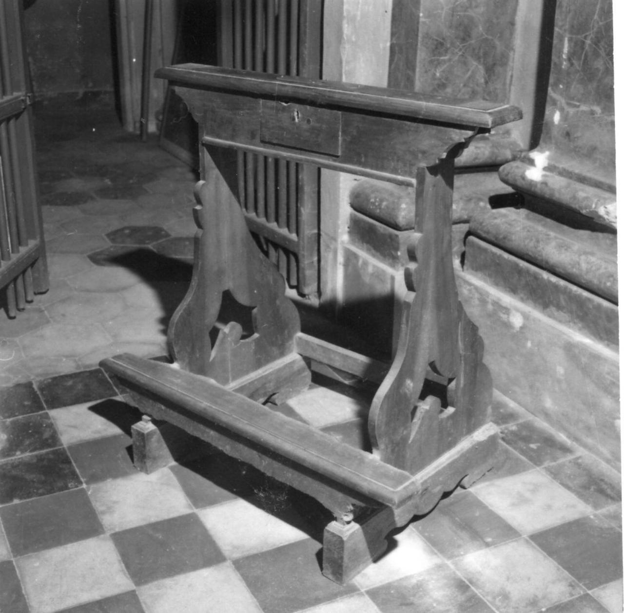 inginocchiatoio - bottega reggiana (metà sec. XIX)