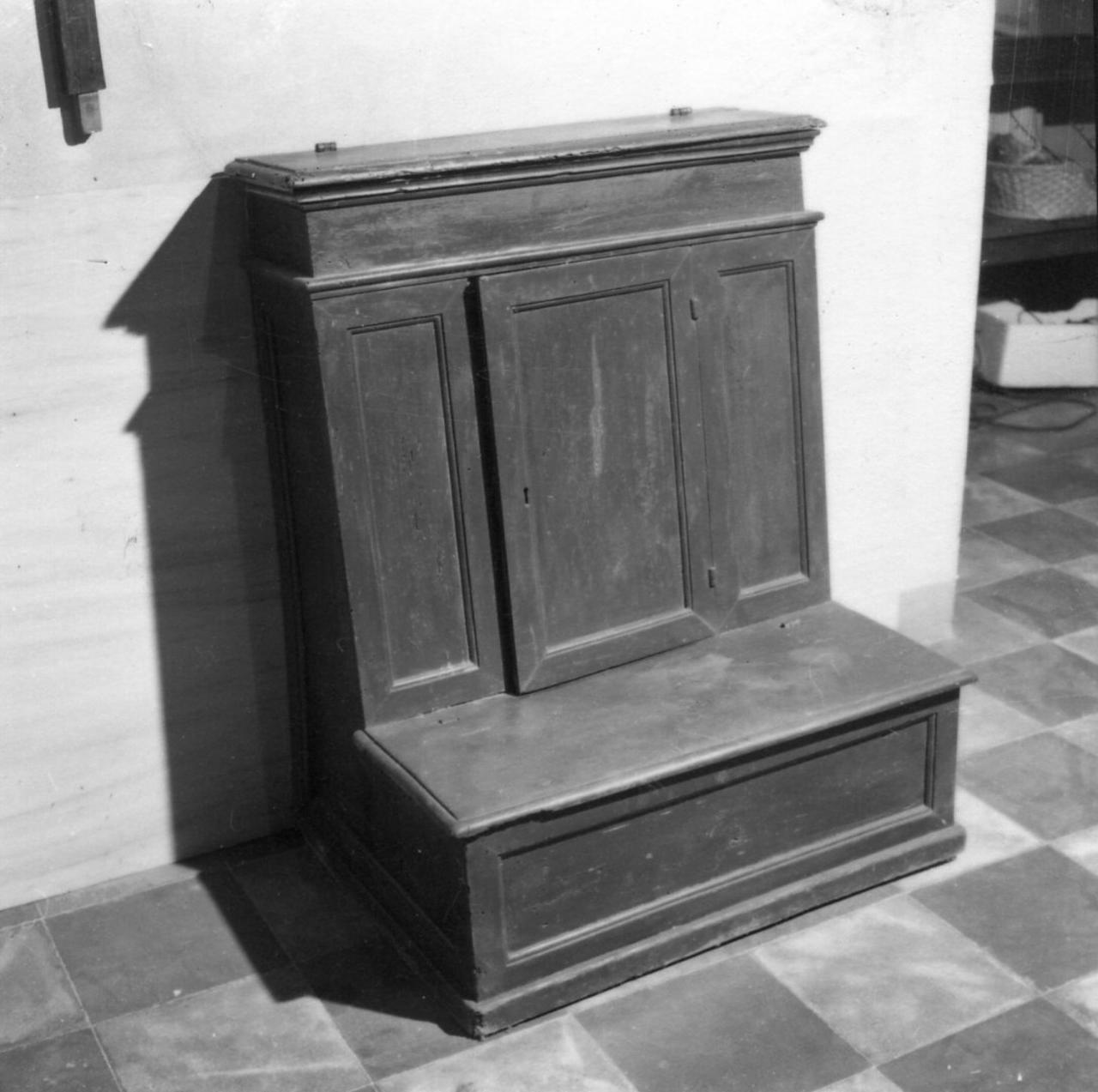 inginocchiatoio - bottega reggiana (sec. XVIII)