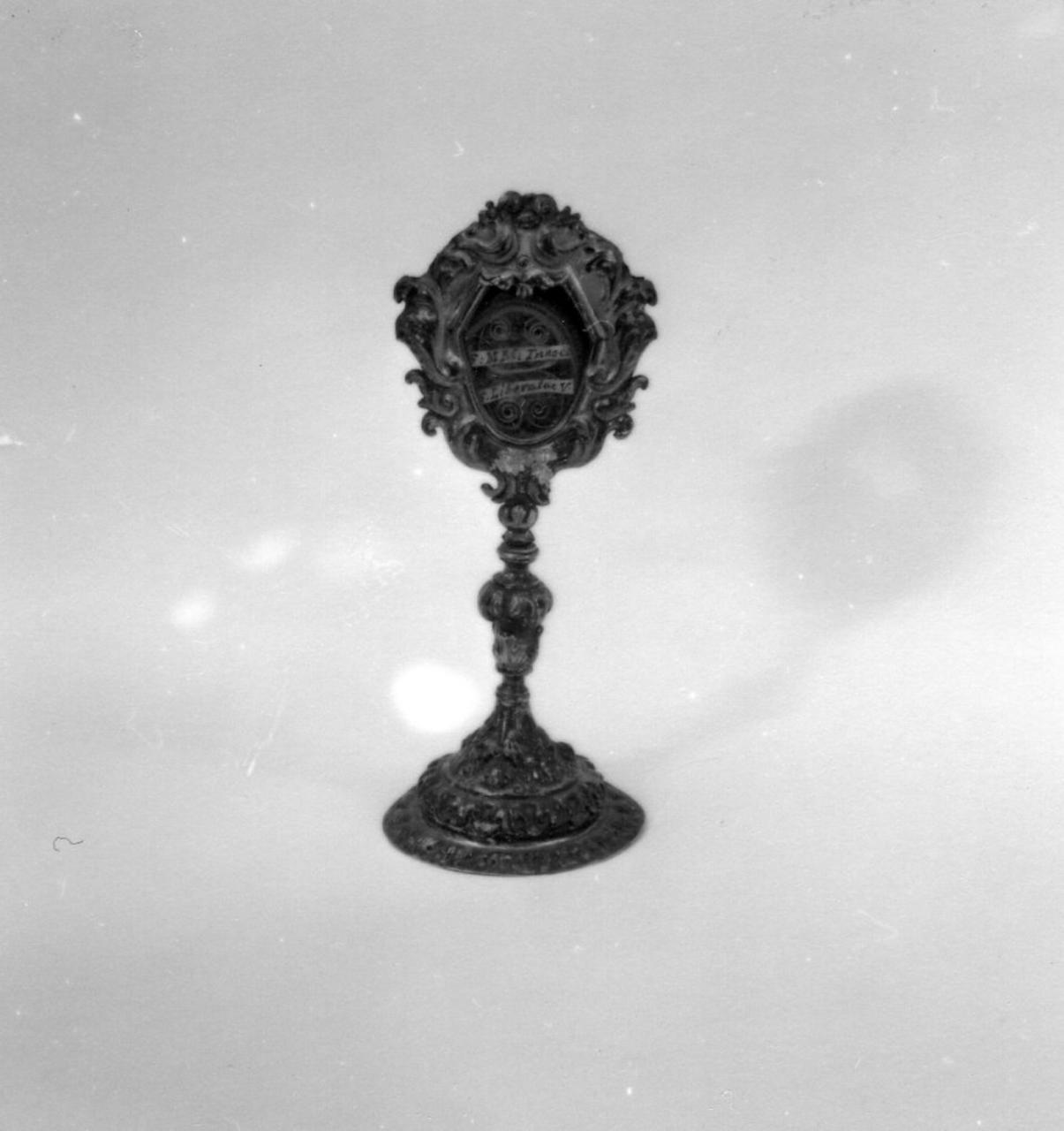 reliquiario - a ostensorio - bottega emiliana (sec. XVIII)