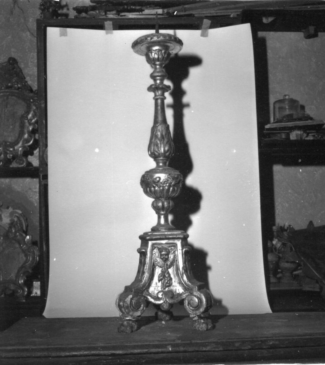 candeliere, serie - bottega emiliana (sec. XIX)