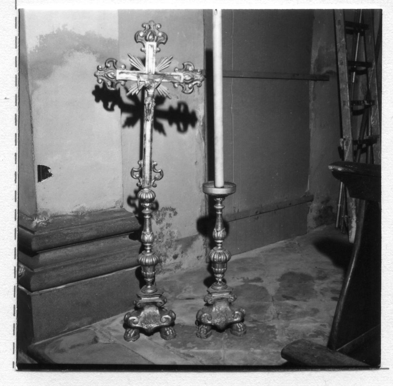 candeliere, serie - bottega emiliana (prima metà sec. XIX)