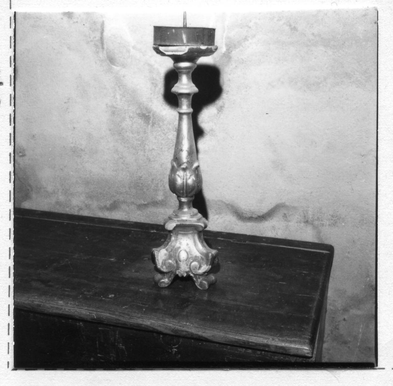 candeliere, serie - bottega emiliana (inizio sec. XIX)