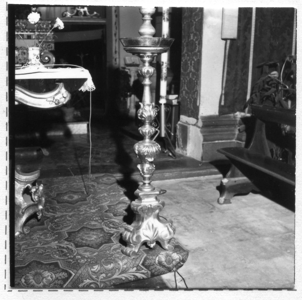 candeliere, serie - bottega emiliana (sec. XIX)