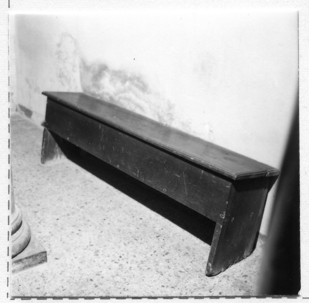 cassapanca - bottega reggiana (fine/inizio secc. XVIII/ XIX)