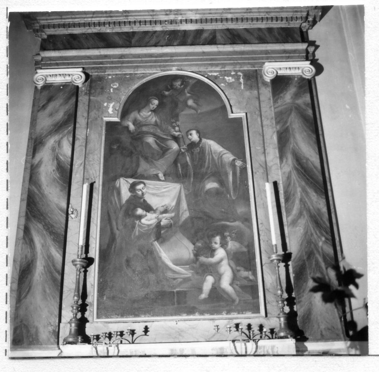 Madonna in trono e Santi (dipinto) - ambito reggiano (fine sec. XVIII)