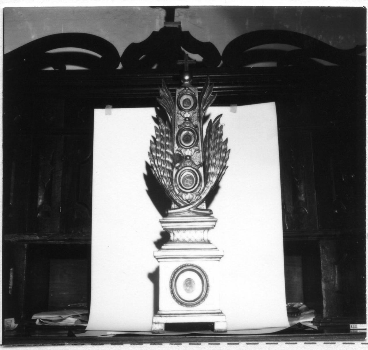 reliquiario - bottega emiliana (inizio sec. XIX)