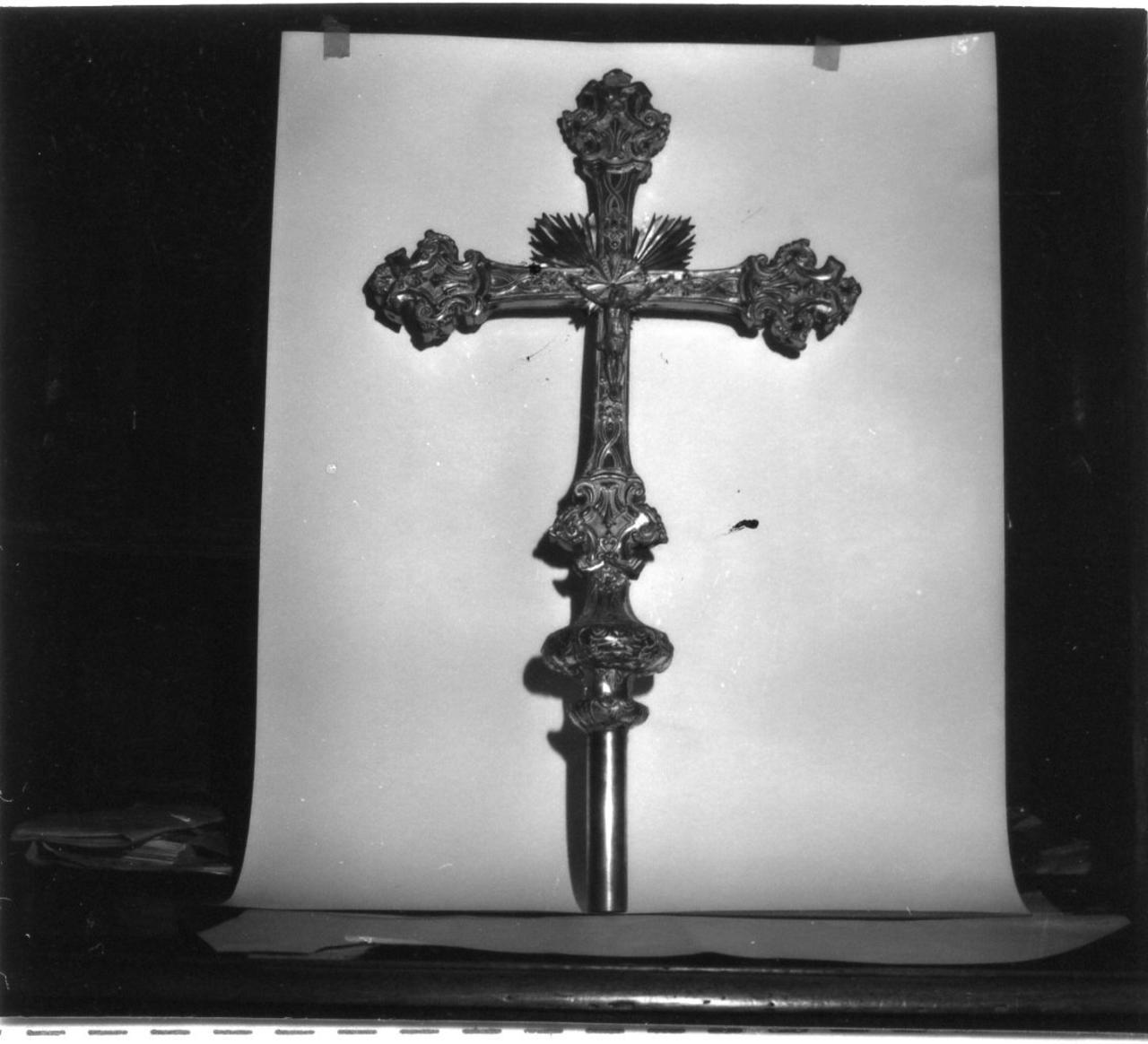 croce processionale - bottega reggiana (metà sec. XVIII)