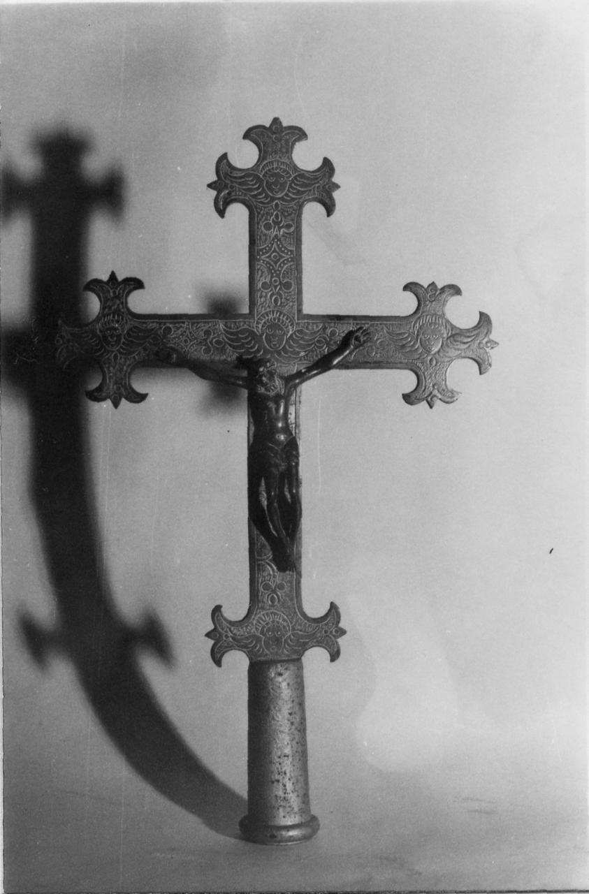 croce processionale - bottega emiliana (prima metà sec. XVII)