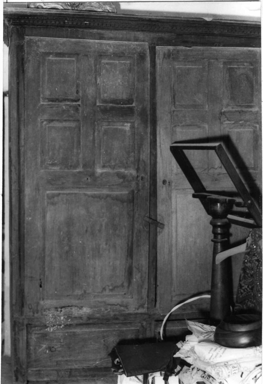 armadio - bottega reggiana (prima metà sec. XIX)