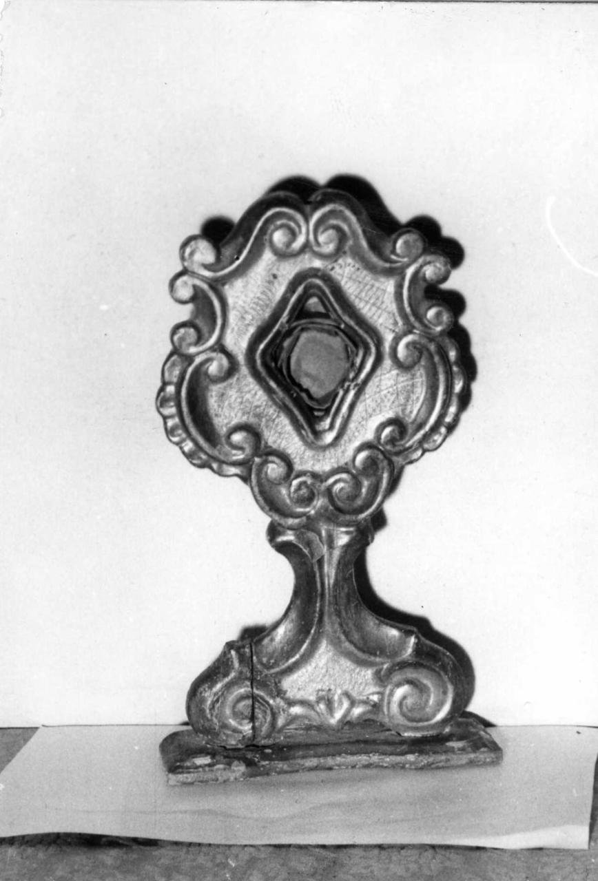 reliquiario - a ostensorio - bottega emiliana (sec. XVIII)