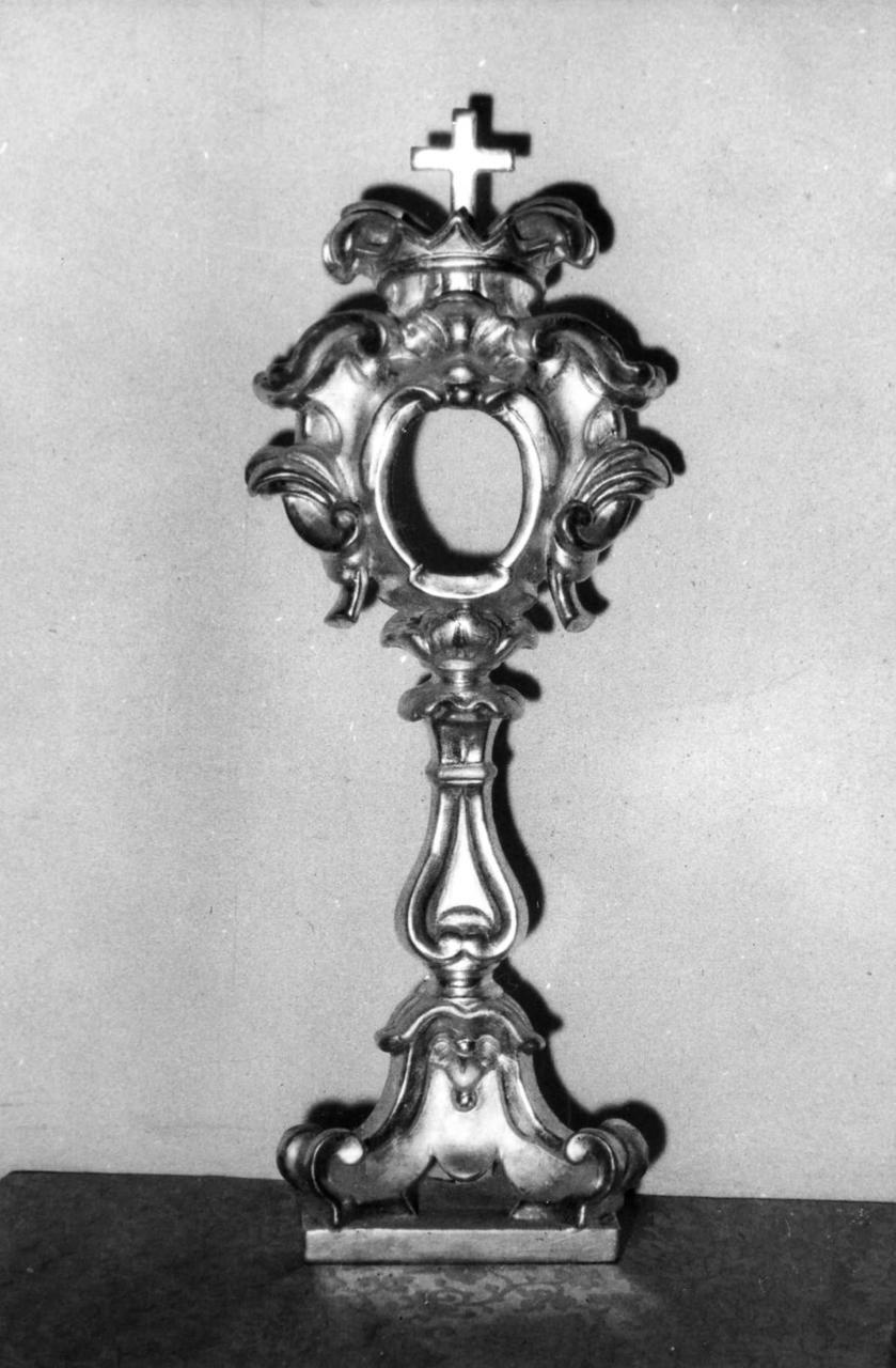 reliquiario - a ostensorio, serie - bottega emiliana (sec. XVIII, sec. XIX)