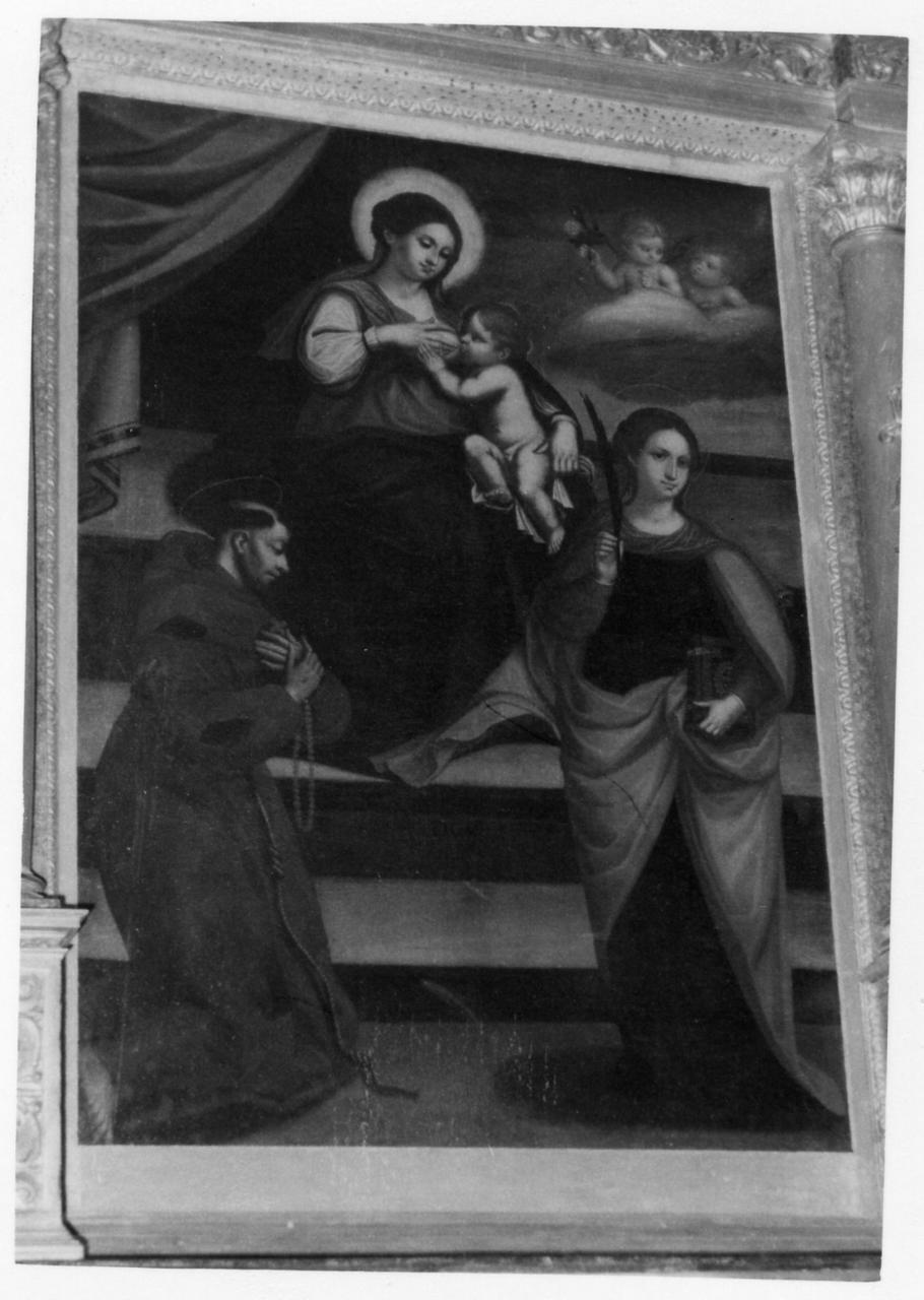 Madonna con Bambino e Santi (dipinto) - ambito reggiano (sec. XVII)