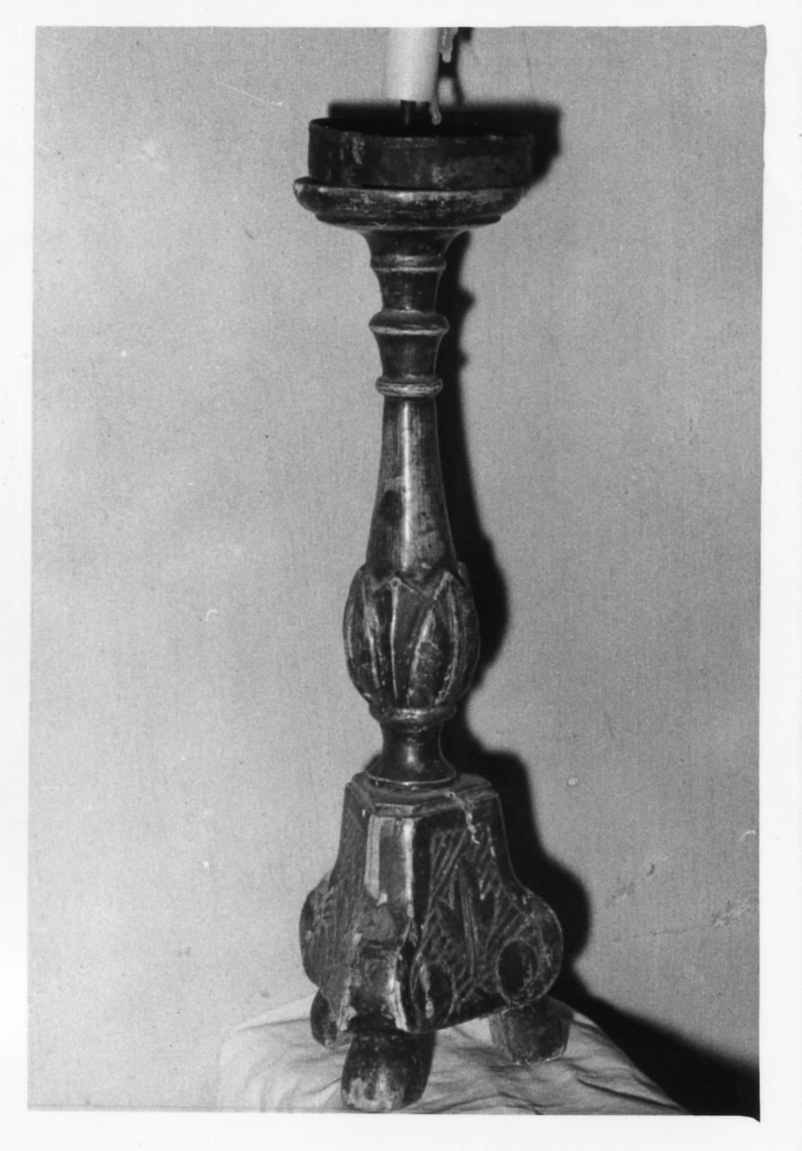 candeliere, serie - bottega reggiana (inizio sec. XIX)