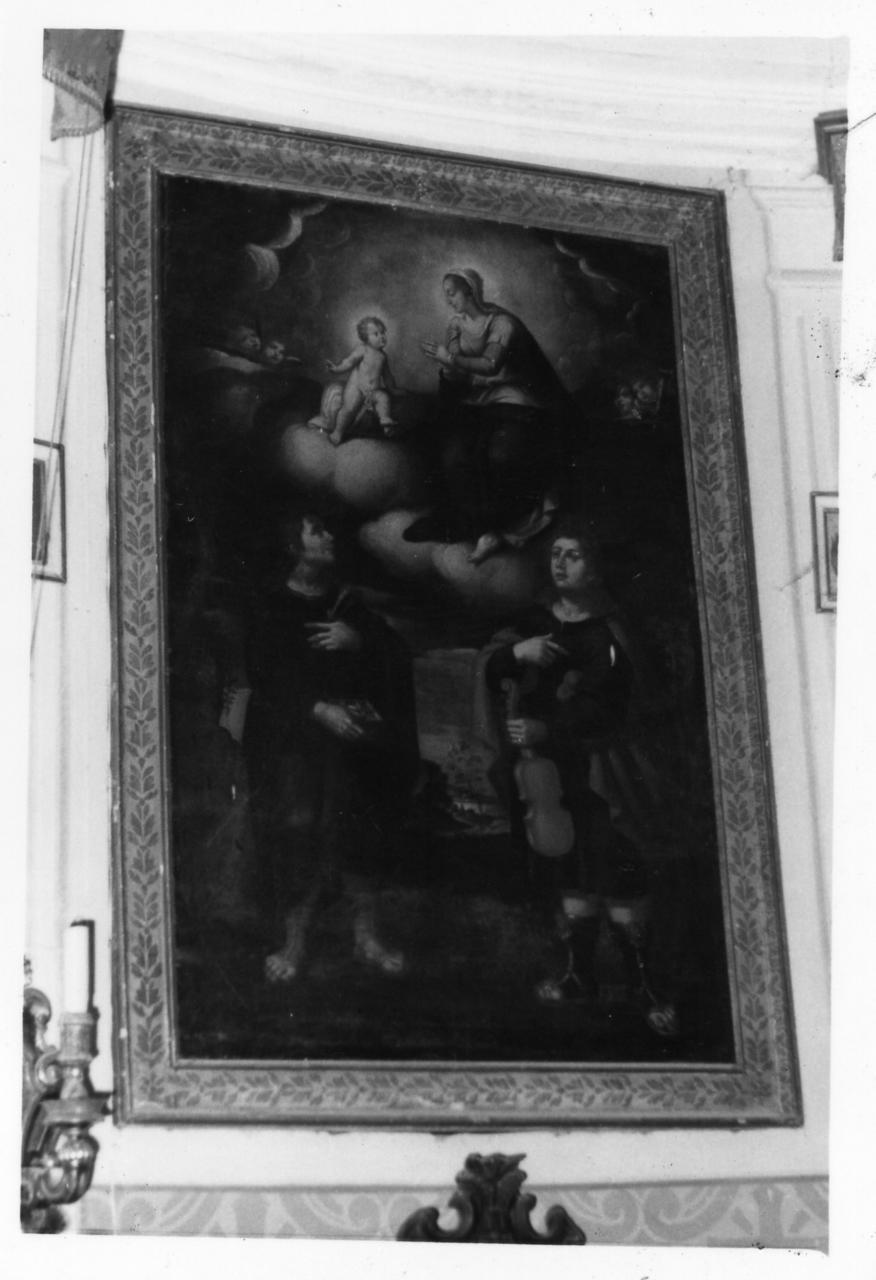 Madonna della Ghiara con San Genesio e San Pantaleone (dipinto) - ambito reggiano (sec. XVII)